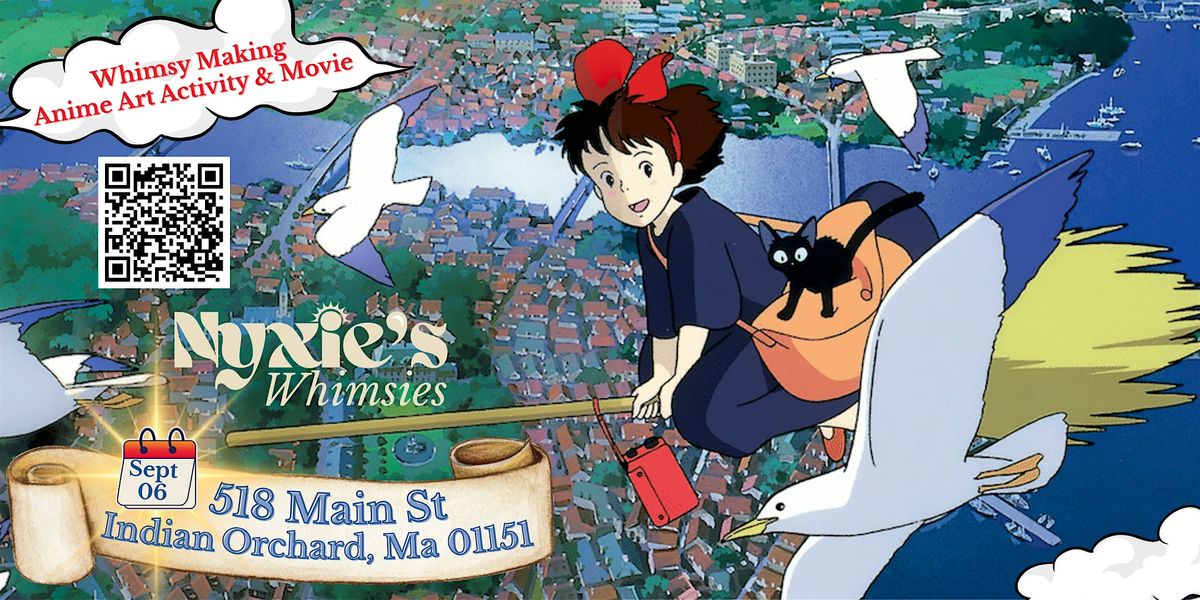 Whimsy Making - Anime Art Activity & Movie "Kiki's Delivery Service"