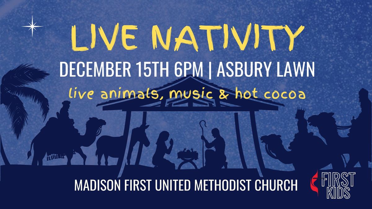 Madison First UMC's Live Nativity