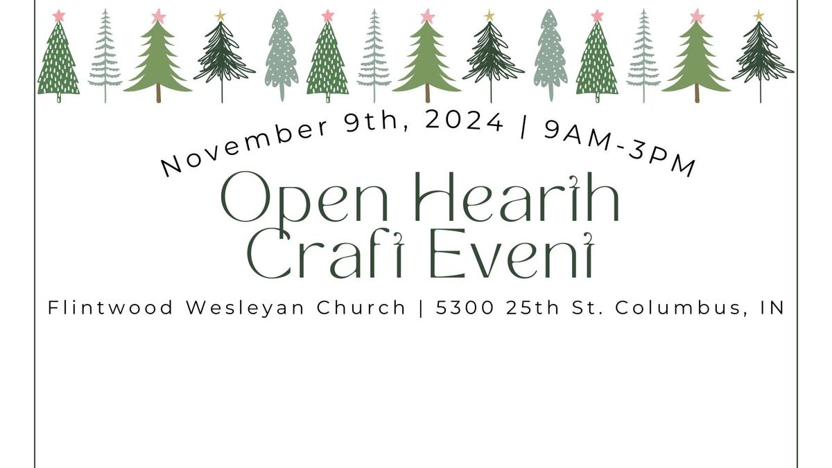 Open Hearth Craft Event