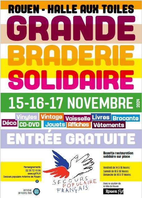 La grande braderie solidaire du Secours populaire