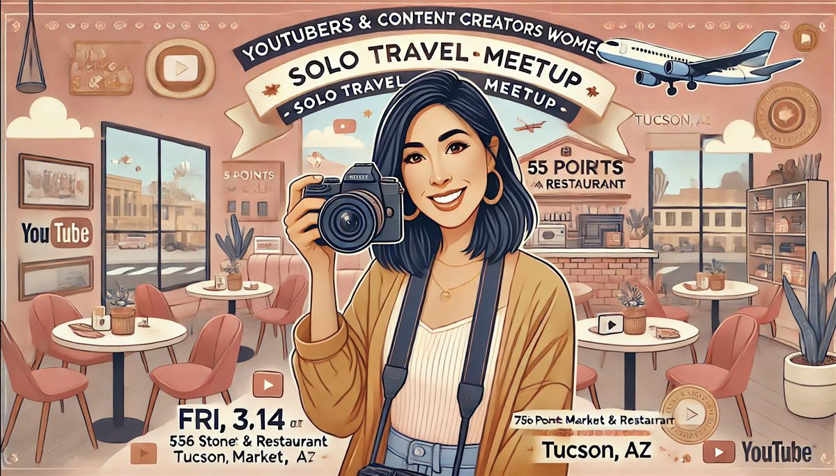 YouTubers & Content Creators Women | Solo Travel Meetup \u2728