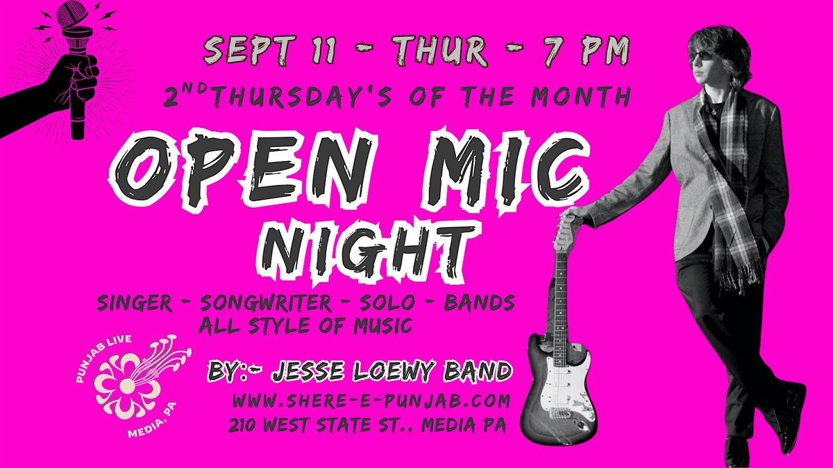 Open Mic \/ Jam Session w\/ Jesse Loewy Band
