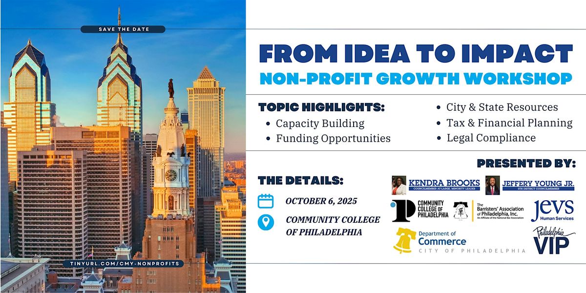 From Idea to Impact: Non-Profit Growth Workshop