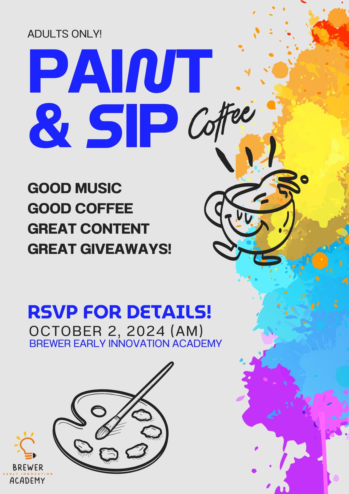 Paint \ud83c\udfa8 & Sip Coffee \u2615\ufe0f 