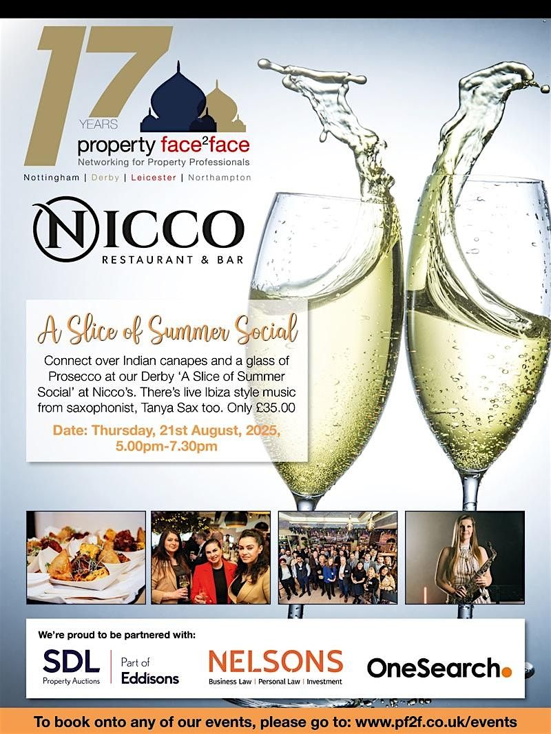 A 'Slice of Summer Social' for Derby's property professionals