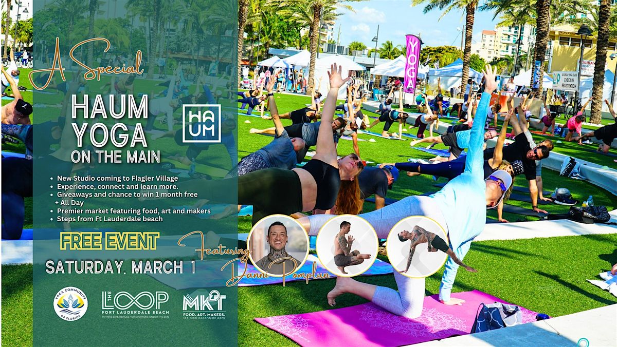 Free Yoga Event featuring Haum @ Las Olas Oceanside Park: Lauderdale Beach