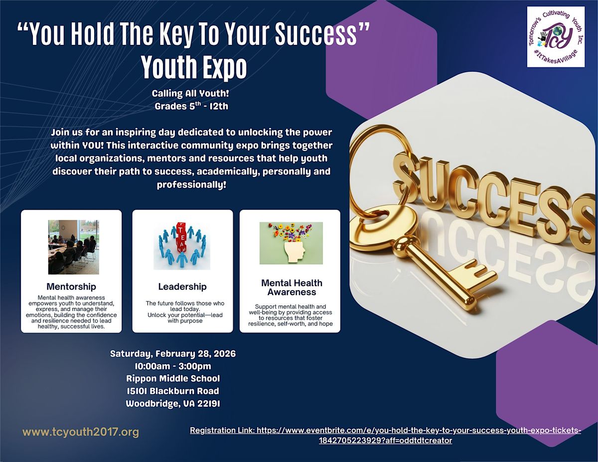 You Hold The Key To Your Success Youth Expo