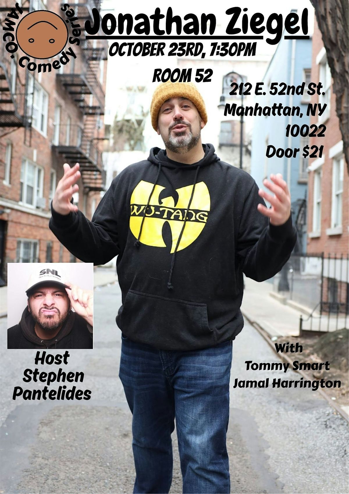 JAMCO. Comedy Series Presents Jonathan Ziegel