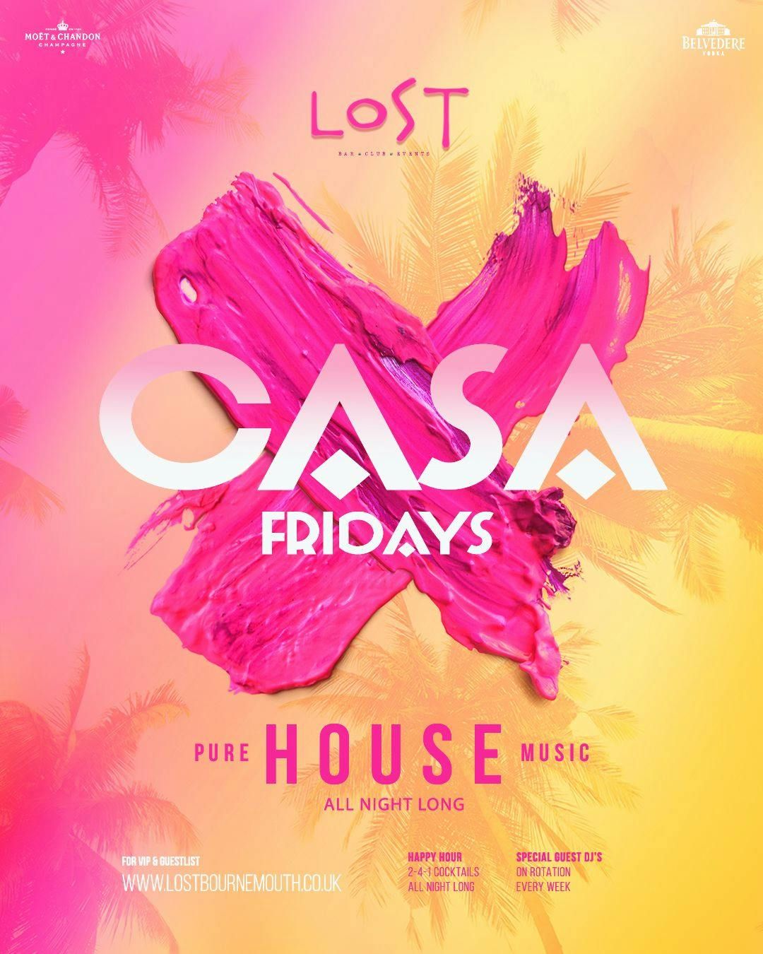 CASA \ud83d\udc9b\ud83c\udf34 FRIDAYS at Lost 