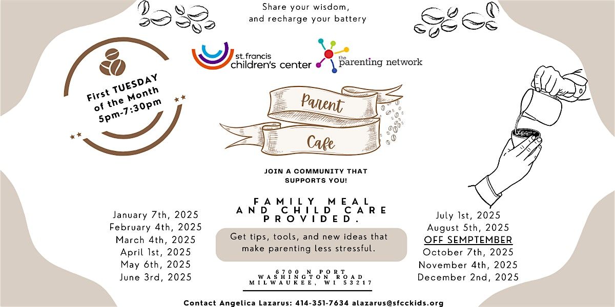 Parent Cafe: Hosted by The Parent Network