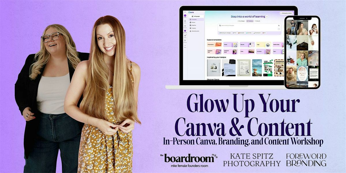 Glow Up Your Canva + Content Workshop