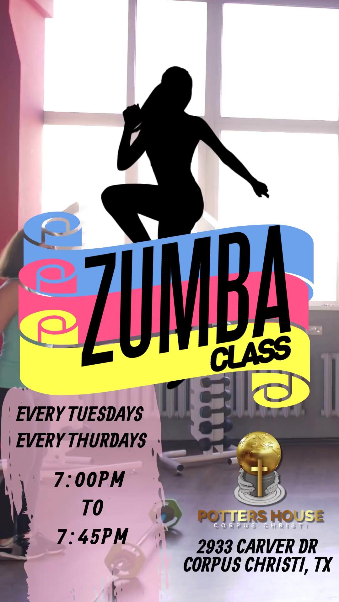 Zumba Tuesdays and Thursdays