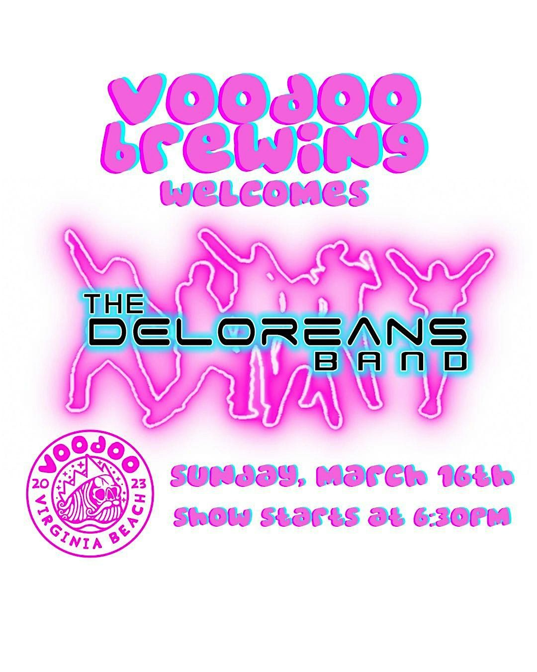 St. Patty's Party! The Deloreans at Voodoo Brewing