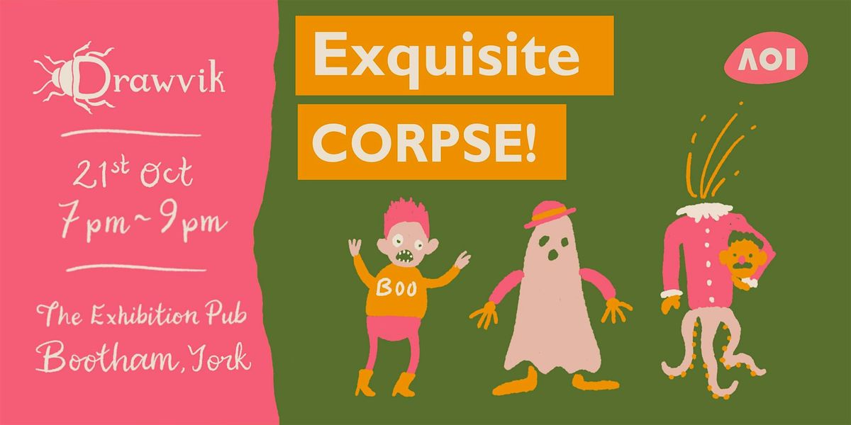 Exquisite Corpse \/ York illustrators meet-up \/ Drawvik