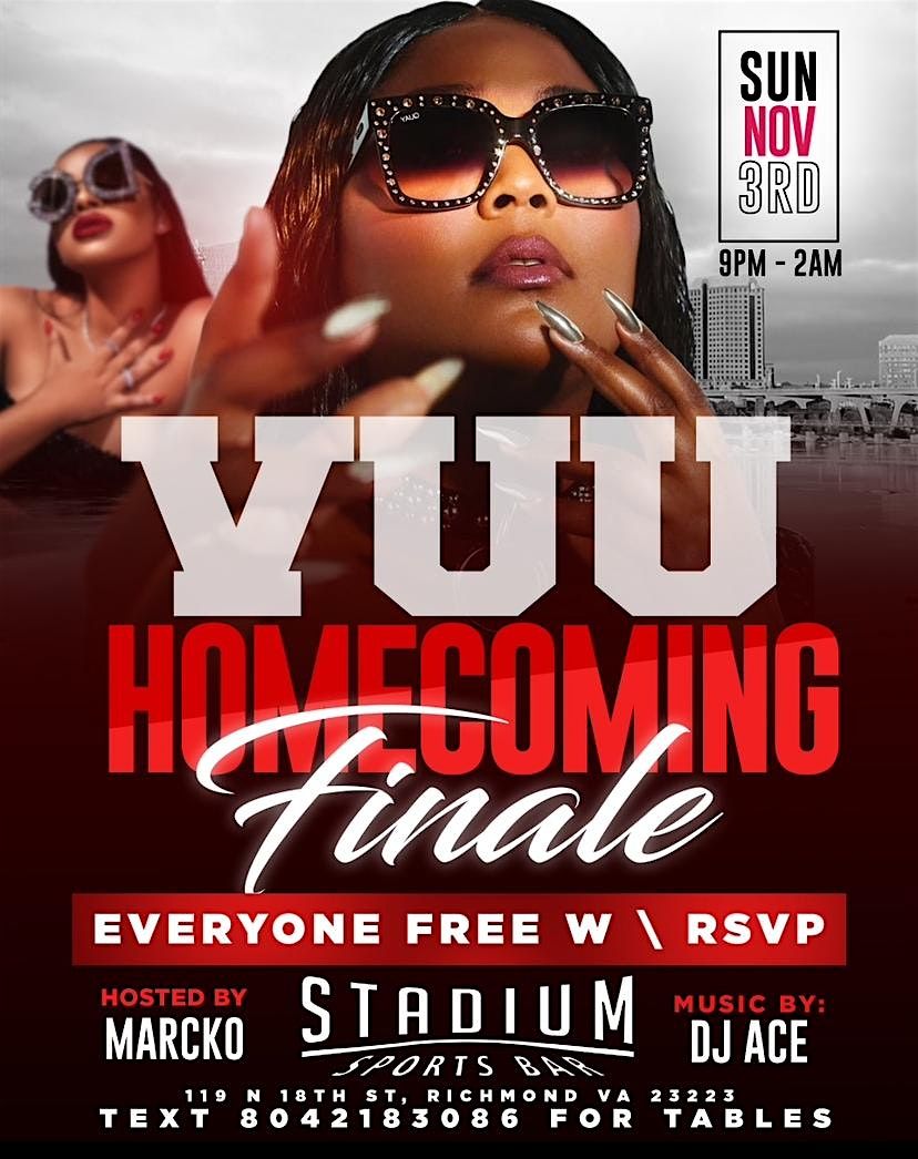 VUU Homecoming Finale ~Panther Pride~ SUN 11.03.24