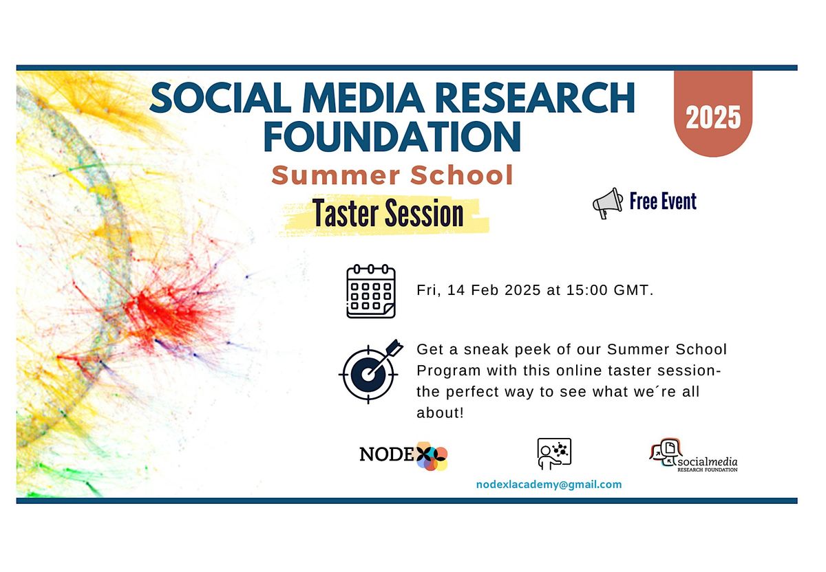 Social Media Research: Summer School 2025 Taster Session (FREE EVENT)