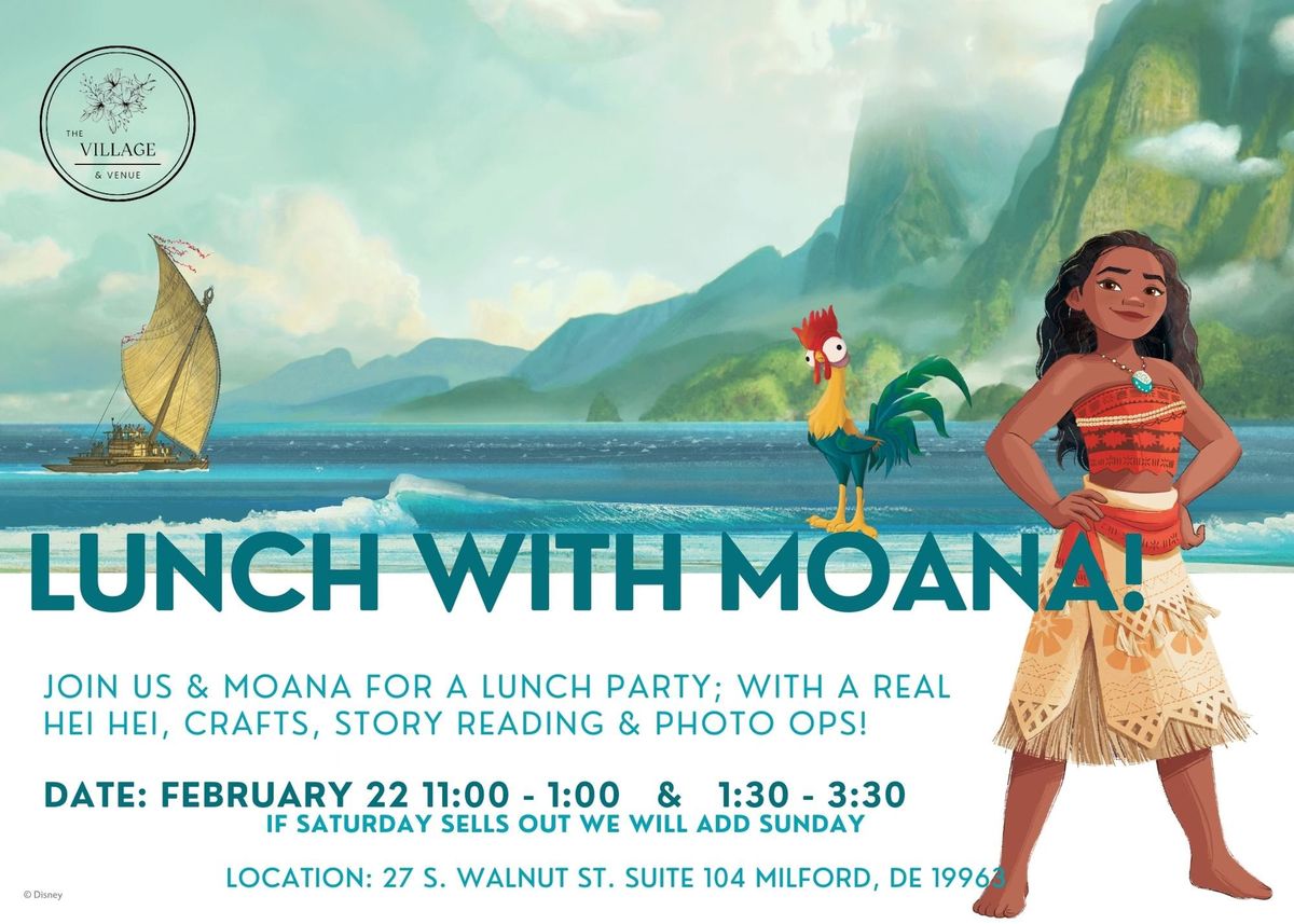 Lunch with Moana!