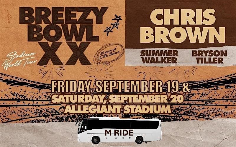 CHRIS BROWN CONCERT SHUTTLE BUS from WESTGATE RESORT (SEPT. 19th and 20th)