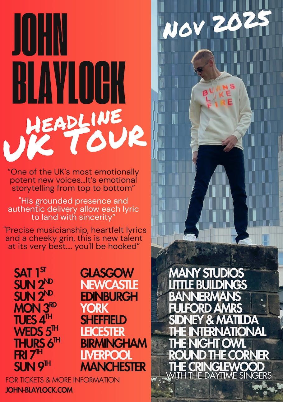 John Blaylock Manchester Homecoming Gig!