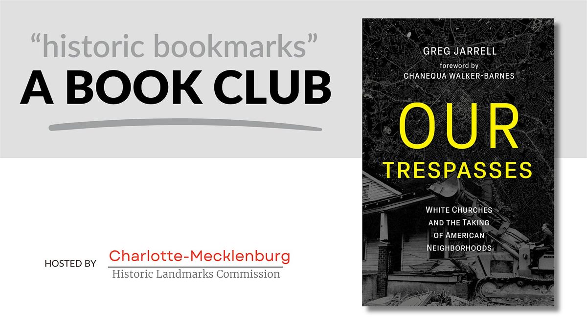 Historic Bookmarks - The Official Book Club of Mecklenburg County HLC