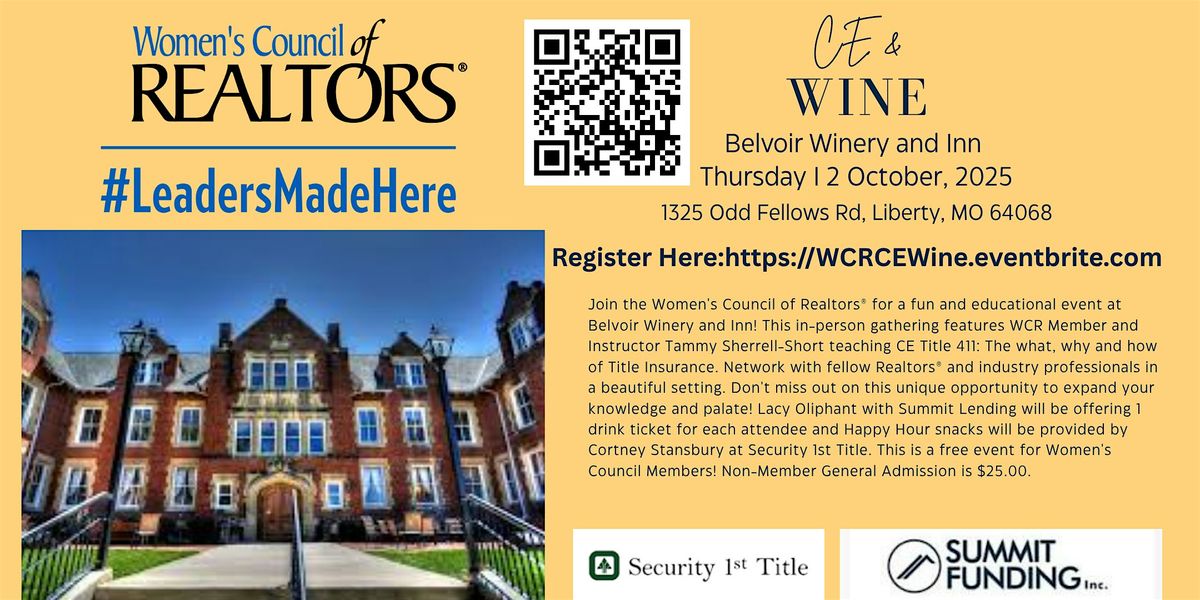 WCR - CE & Wine