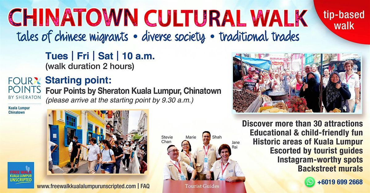 Chinatown Cultural Walk in Kuala Lumpur (tip-based)-Friday session