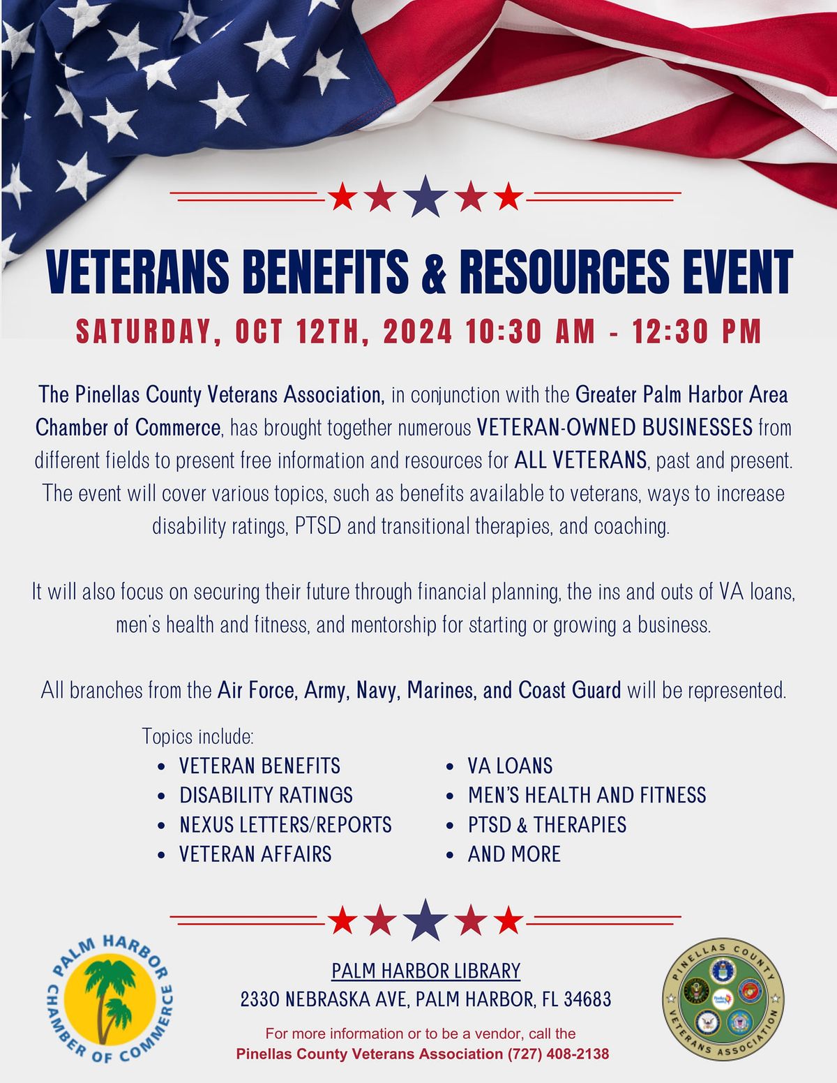 Veteran Benefits & Resources Event