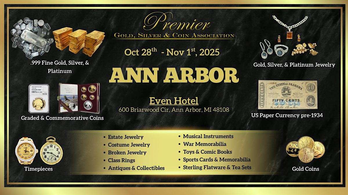 Ann Arbor, MI FREE 5- Day Event