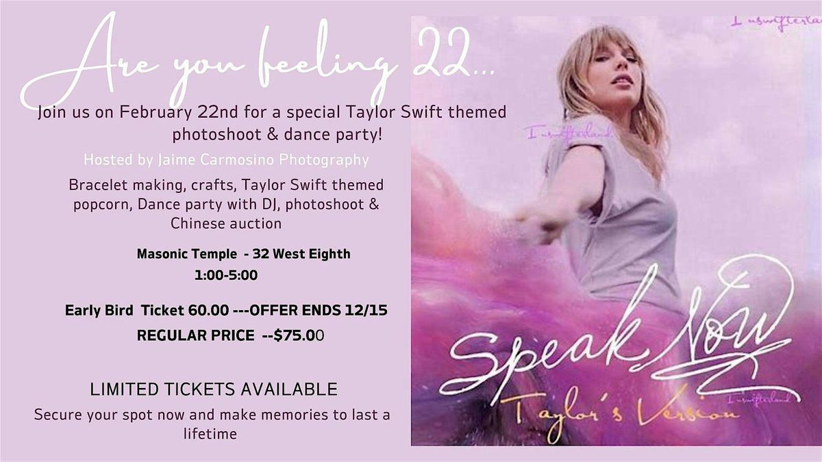 Taylor Swift Themed Photoshoot & Dance Party