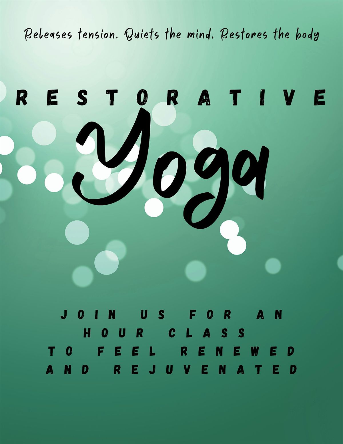 Restorative Yoga: Relax, Rejuvenate, and Restore