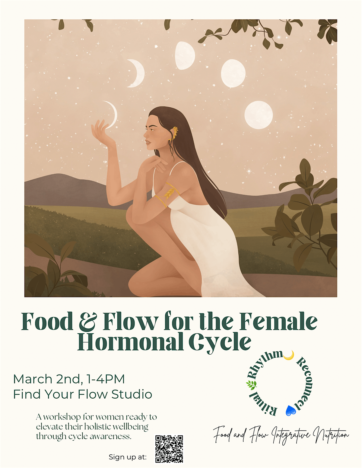 Food & Flow for the Female Hormonal Rhythm