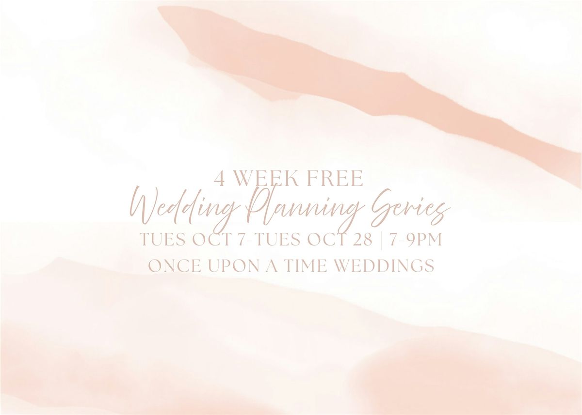 Wedding Planning Mini Series