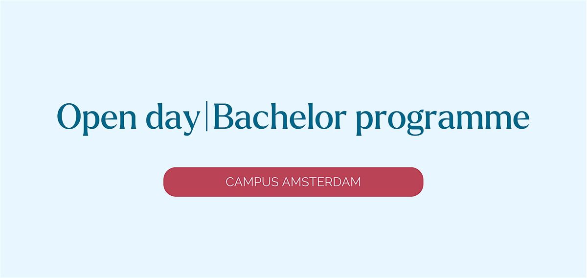 Bachelor | Open day | Hotelschool The Hague
