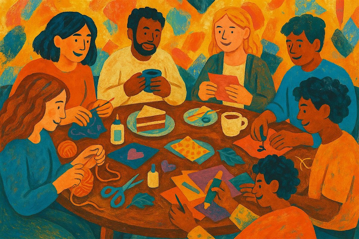 Cake and Crafting Session for 16 Days