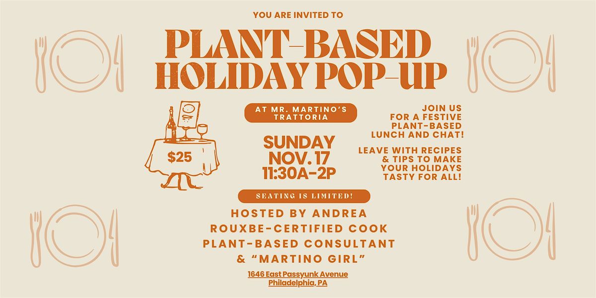 Plant-Based Holiday Pop-Up