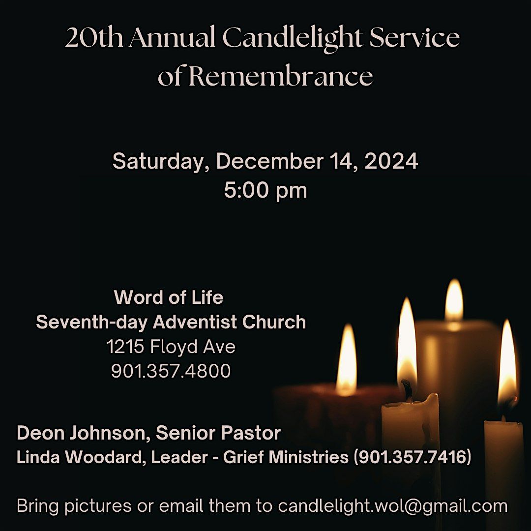 20th Annual Candlelight Service of Remembrance