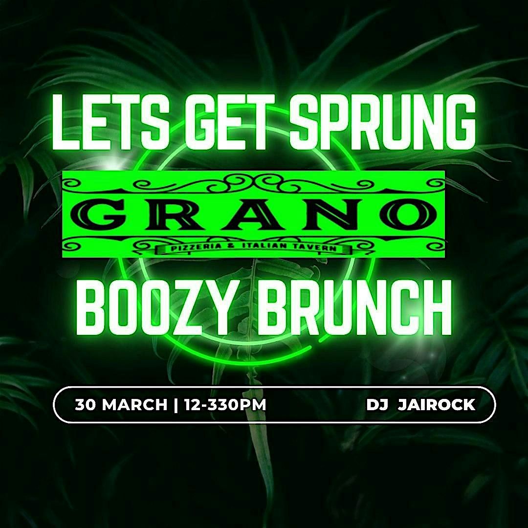 Let's Get Sprung Grano March Boozy Brunch