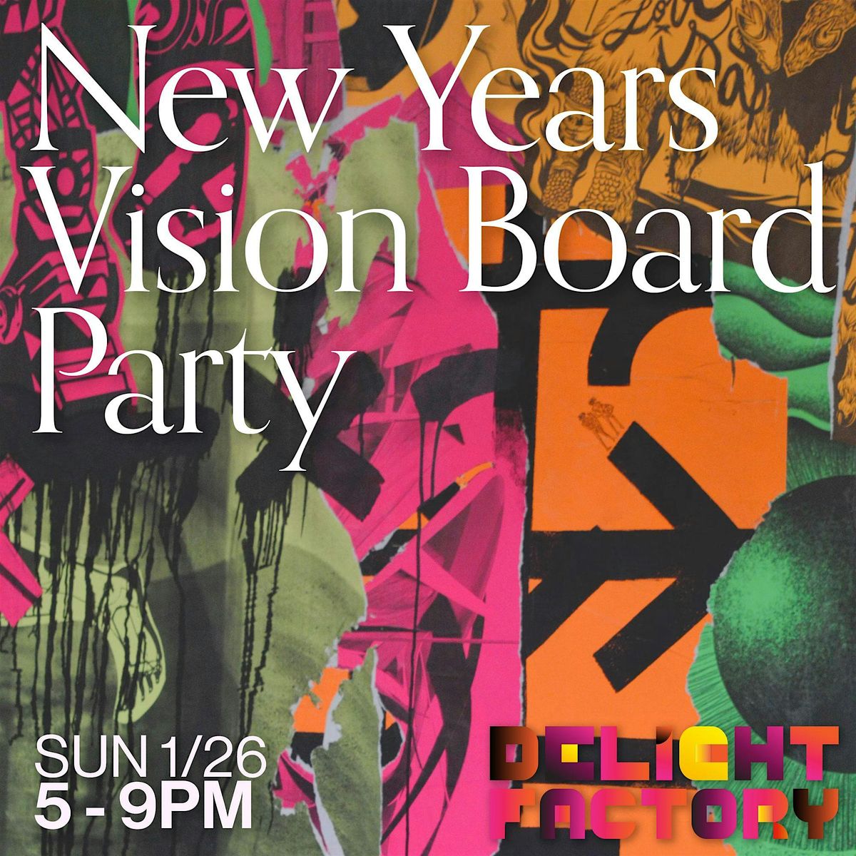 New Year's Vision Board Party