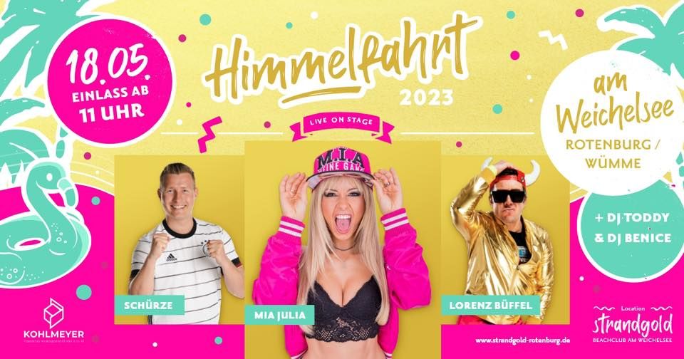 Himmelfahrt 2.0 - mit Mia Julia, Lorenz B\u00fcffel & Sch\u00fcrze