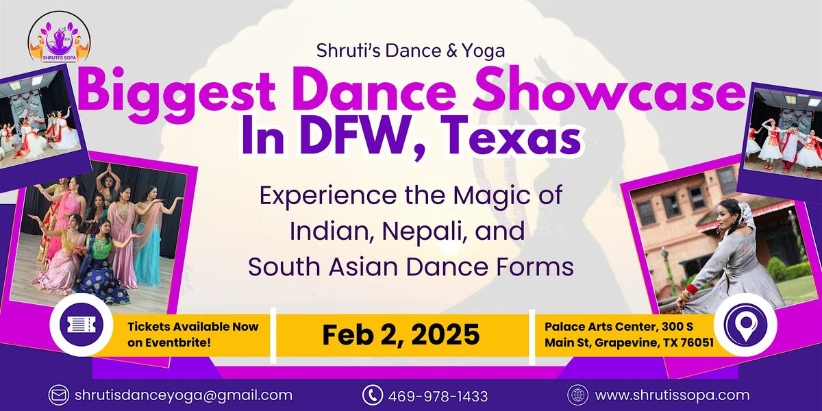 DANCE SHOWCASE by Shruti's Dance & Yoga