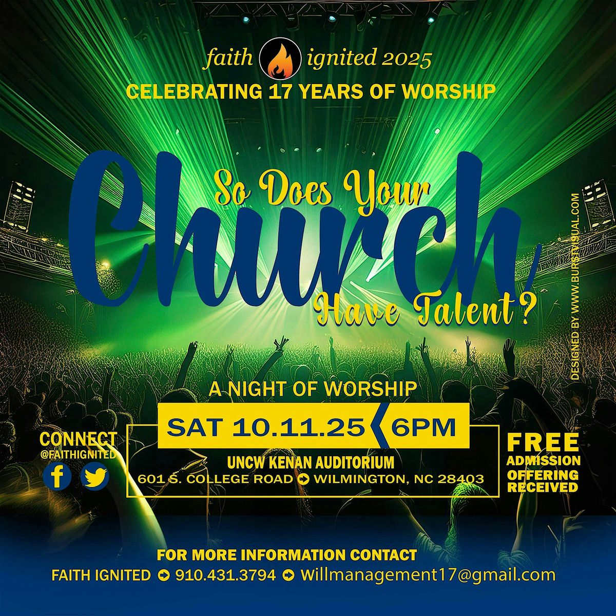 "Faith Ignited 2025" Presents So...Does Your Church Have Talent?