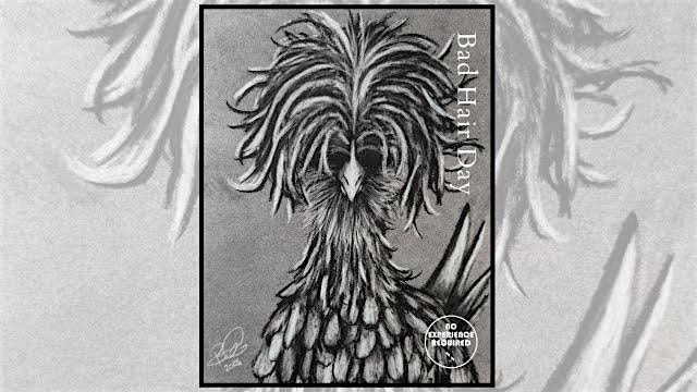 Charcoal Drawing Event "Bad Hair Day" in Marshfield