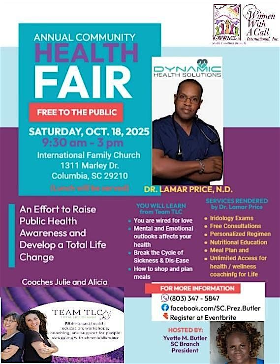 First Annual Community Health Fair