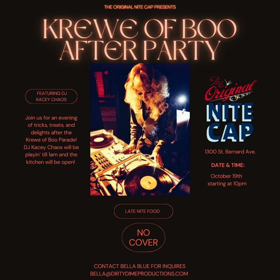 Krewe of Boo Afterparty featuring DJ Kacey Chaos