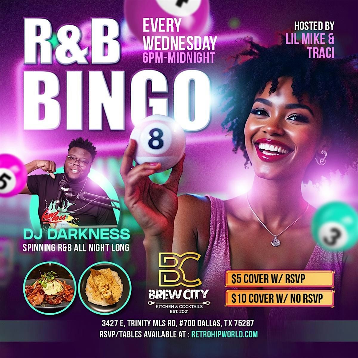WEDNESDAY R&B BINGO + KARAOKE NIGHT  @ Brew City