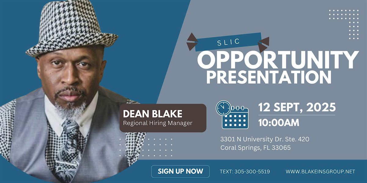 SLIC Opportunity Presentation