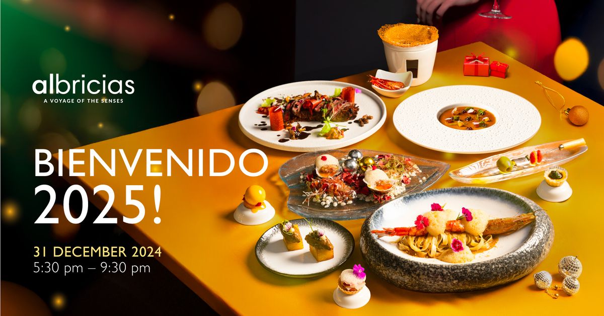 Ring in the New Year with Albricias\u2019 Spectacular 8-Course Spanish Celebration! \ud83e\udd42