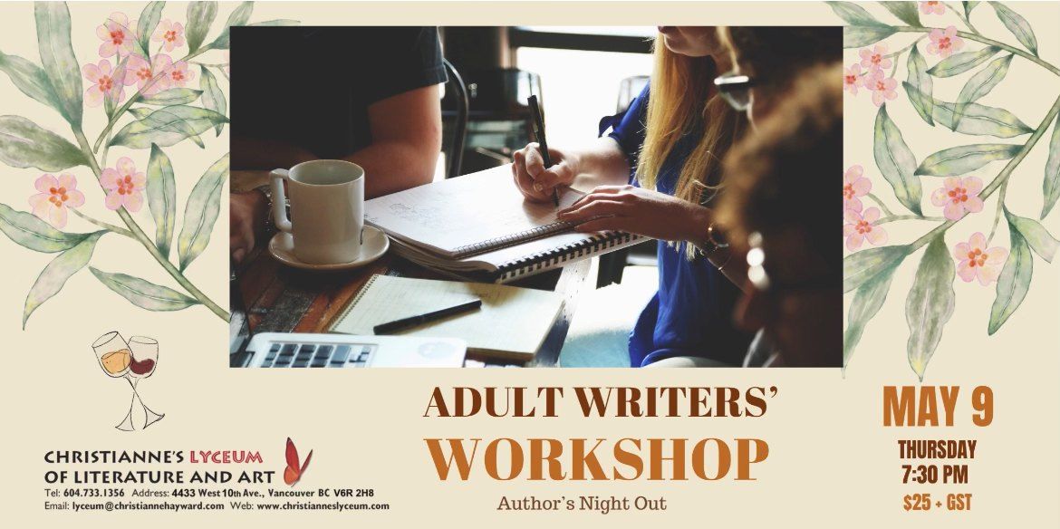 Adult Writers' Workshop - Authors' Night Out