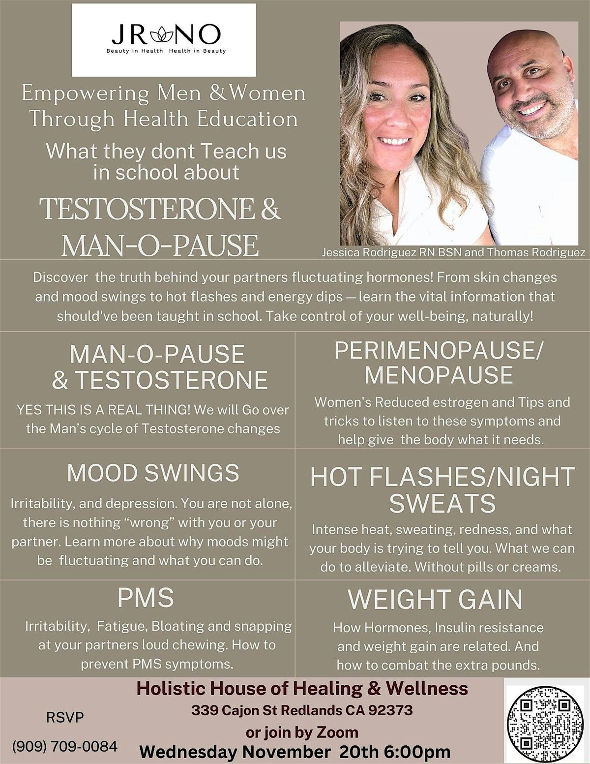 Empowering Men and Women through Health Education-Testosterone