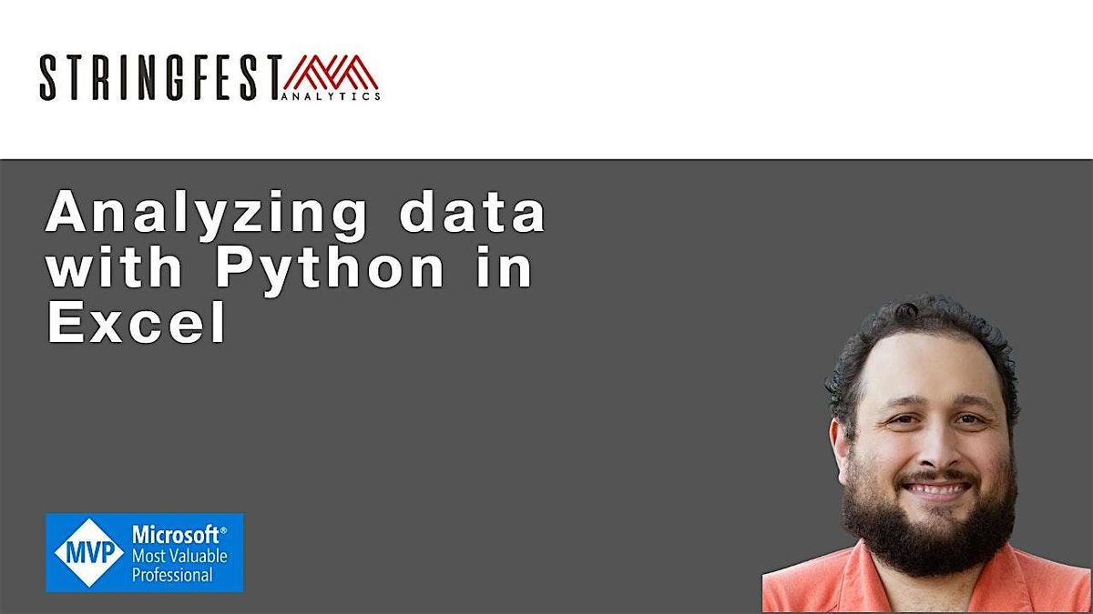 Analyzing data with Python in Excel